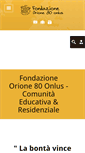 Mobile Screenshot of fondazioneorione80.org